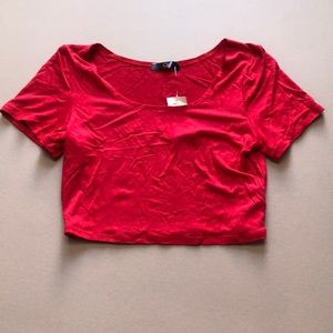 Fashion Q Red Crop Top NWT [7]